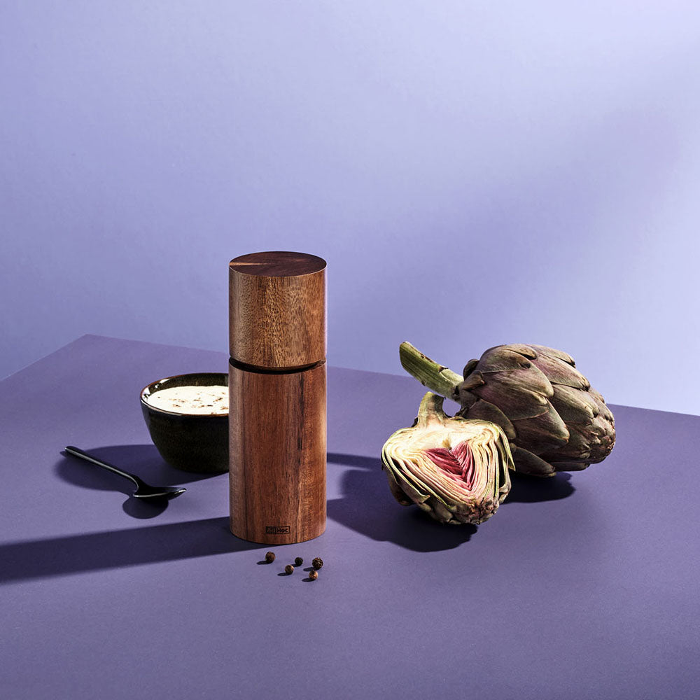Acacia salt and pepper mill