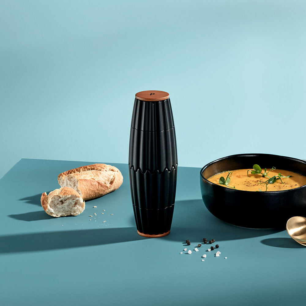 MagTwo magnetic salt and pepper double mill