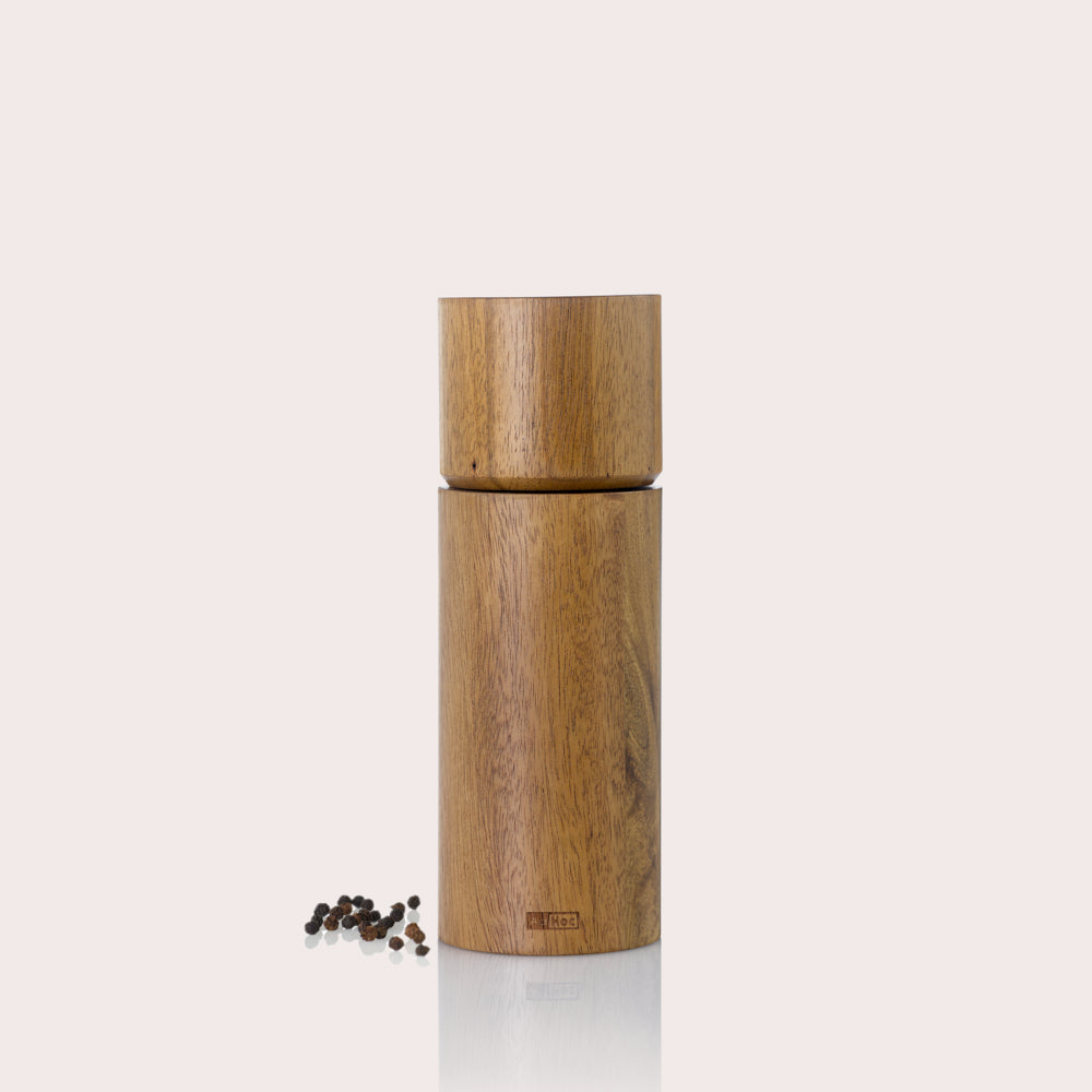 Acacia salt and pepper mill